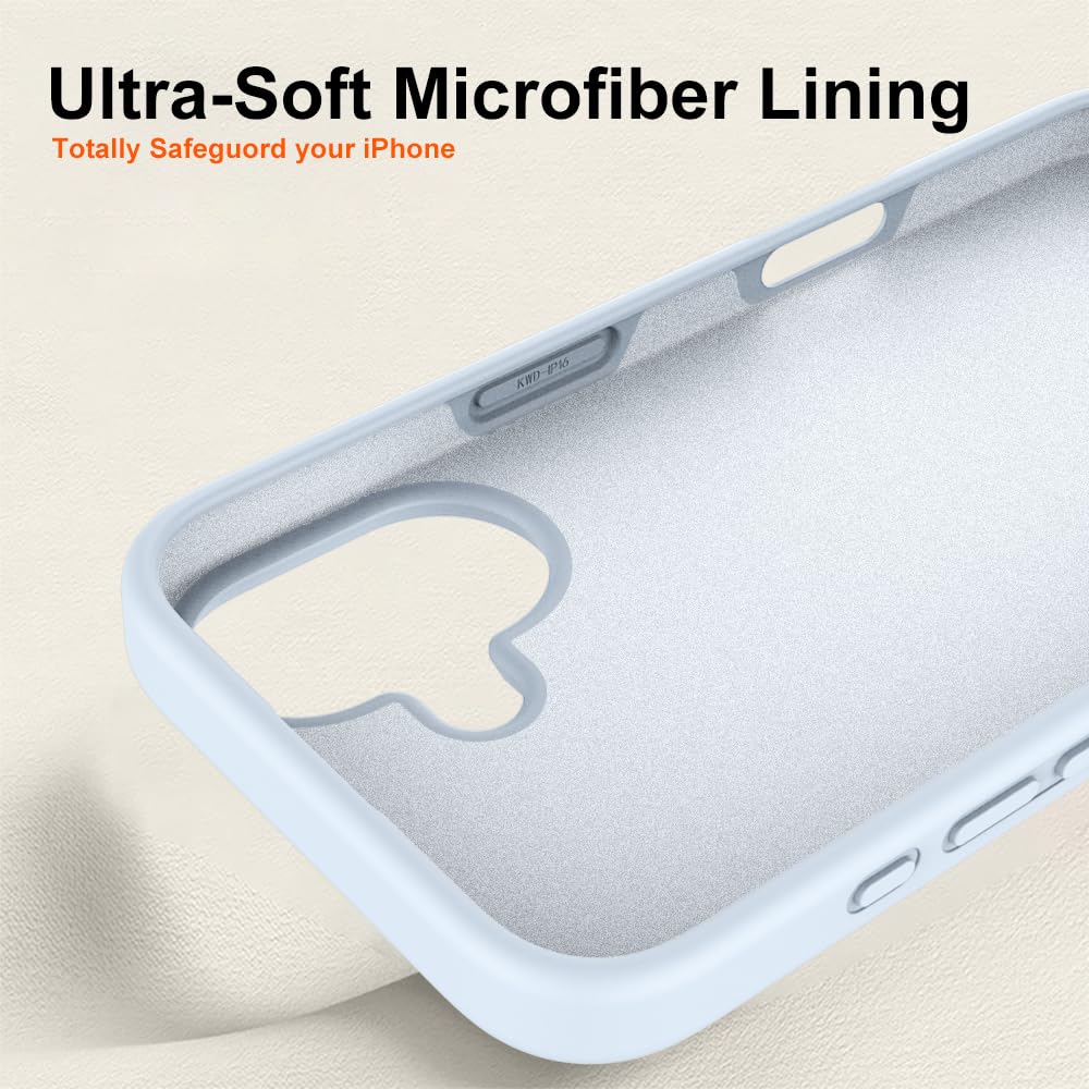 Premium Silicone Case for iPhone 16 Series - Ultra-Protective, Magnetic Charging Compatible, Scratch-Resistant & Drop Protection