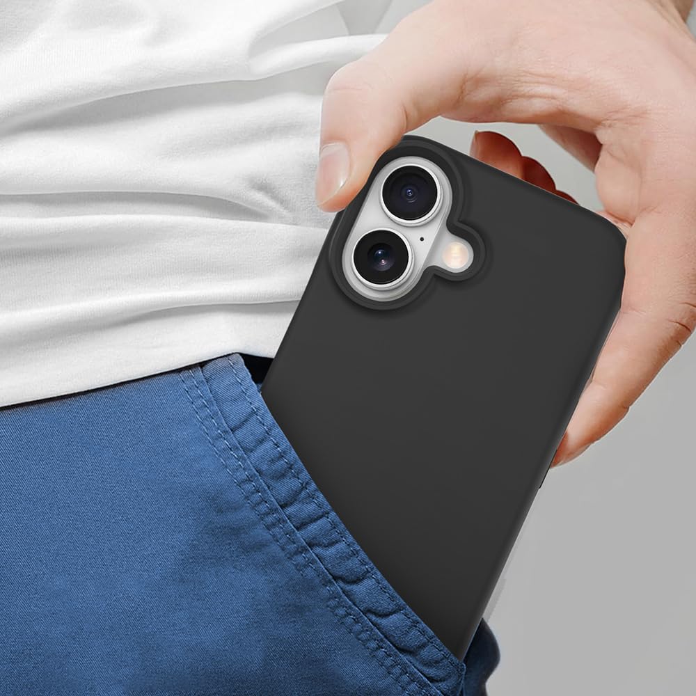 Premium Silicone Case for iPhone 16 Series - Ultra-Protective, Magnetic Charging Compatible, Scratch-Resistant & Drop Protection