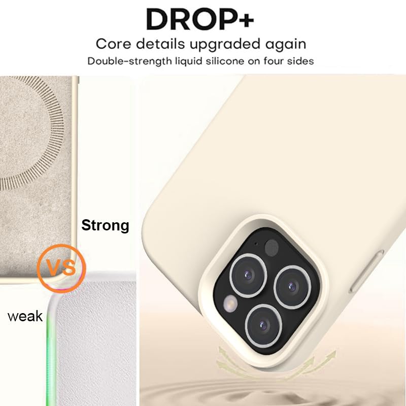 Premium Silicone Case for iPhone 16 Series - Ultra-Protective, Magnetic Charging Compatible, Scratch-Resistant & Drop Protection