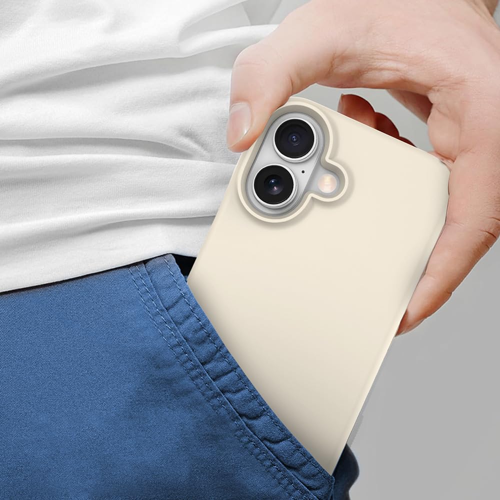 Premium Silicone Case for iPhone 16 Series - Ultra-Protective, Magnetic Charging Compatible, Scratch-Resistant & Drop Protection