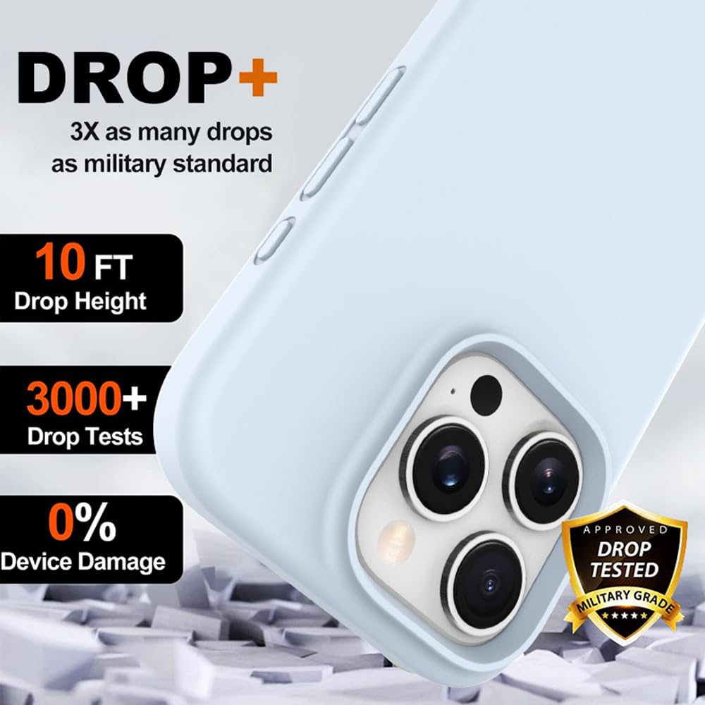 Premium Silicone Case for iPhone 16 Series - Ultra-Protective, Magnetic Charging Compatible, Scratch-Resistant & Drop Protection