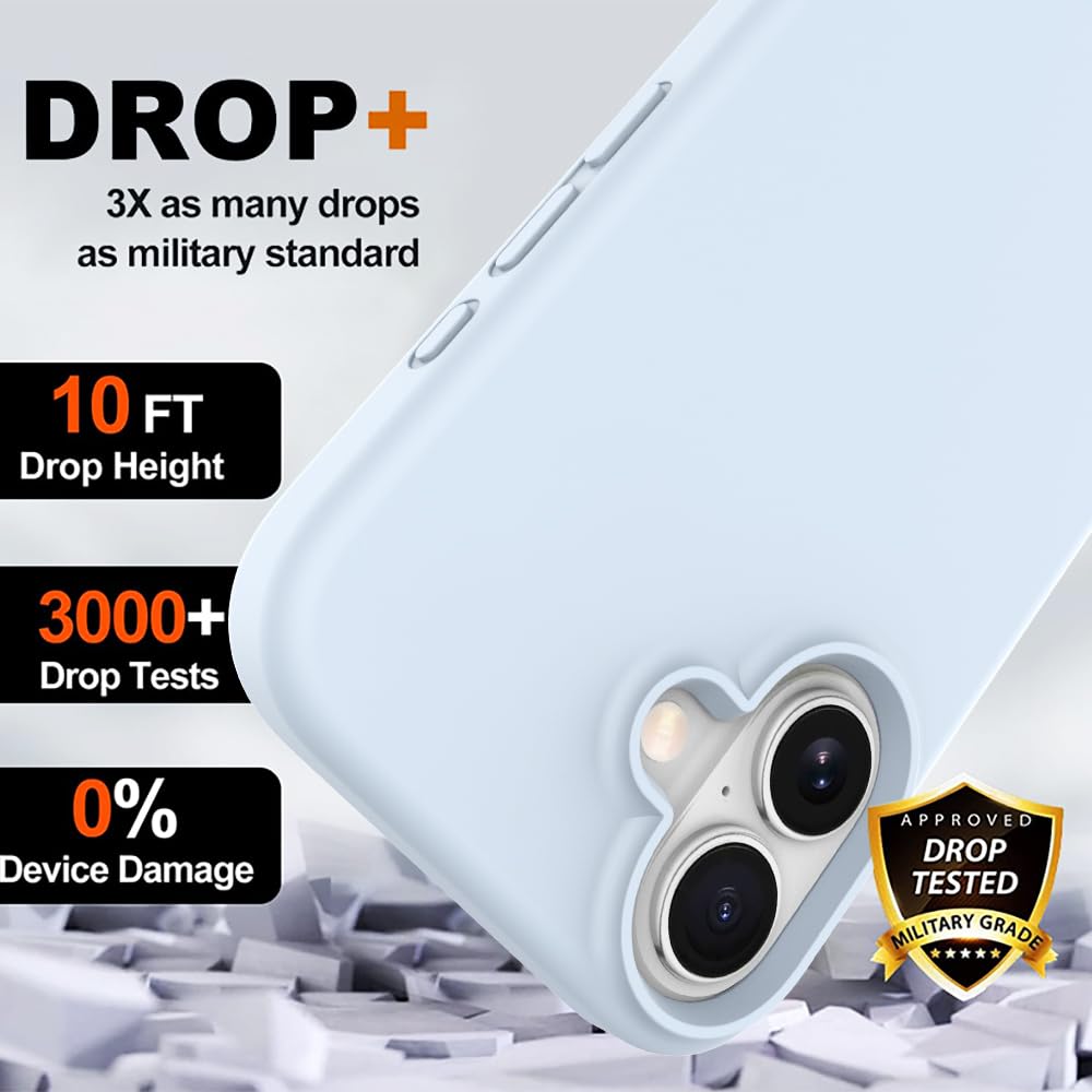 Premium Silicone Case for iPhone 16 Series - Ultra-Protective, Magnetic Charging Compatible, Scratch-Resistant & Drop Protection