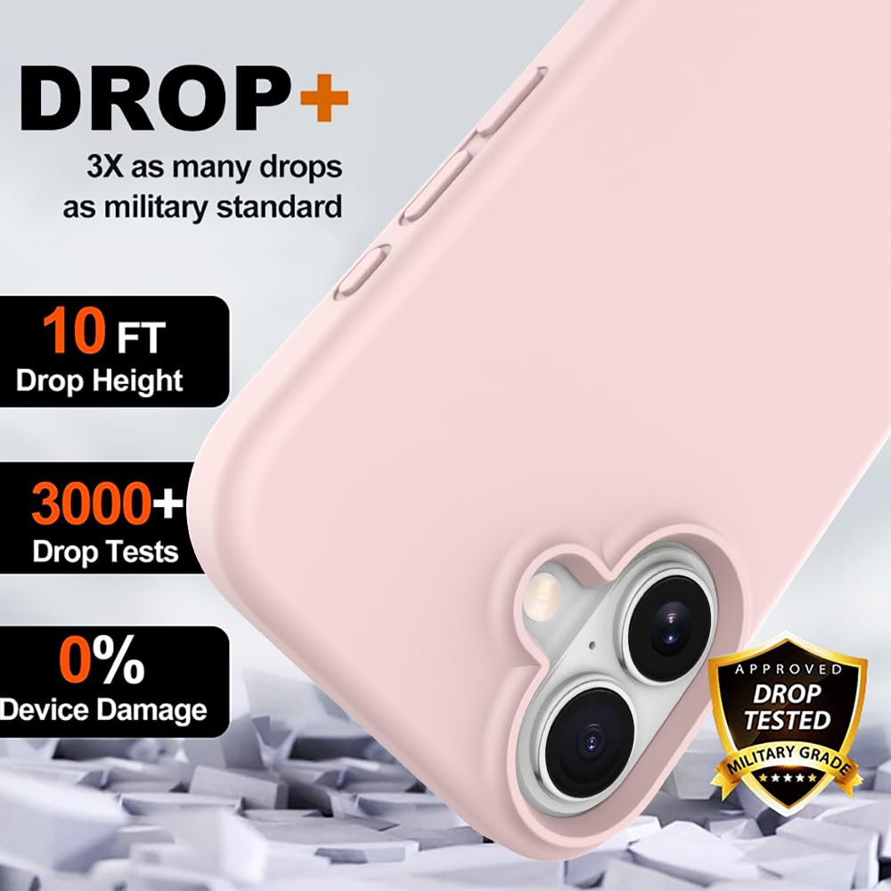 Premium Silicone Case for iPhone 16 Series - Ultra-Protective, Magnetic Charging Compatible, Scratch-Resistant & Drop Protection