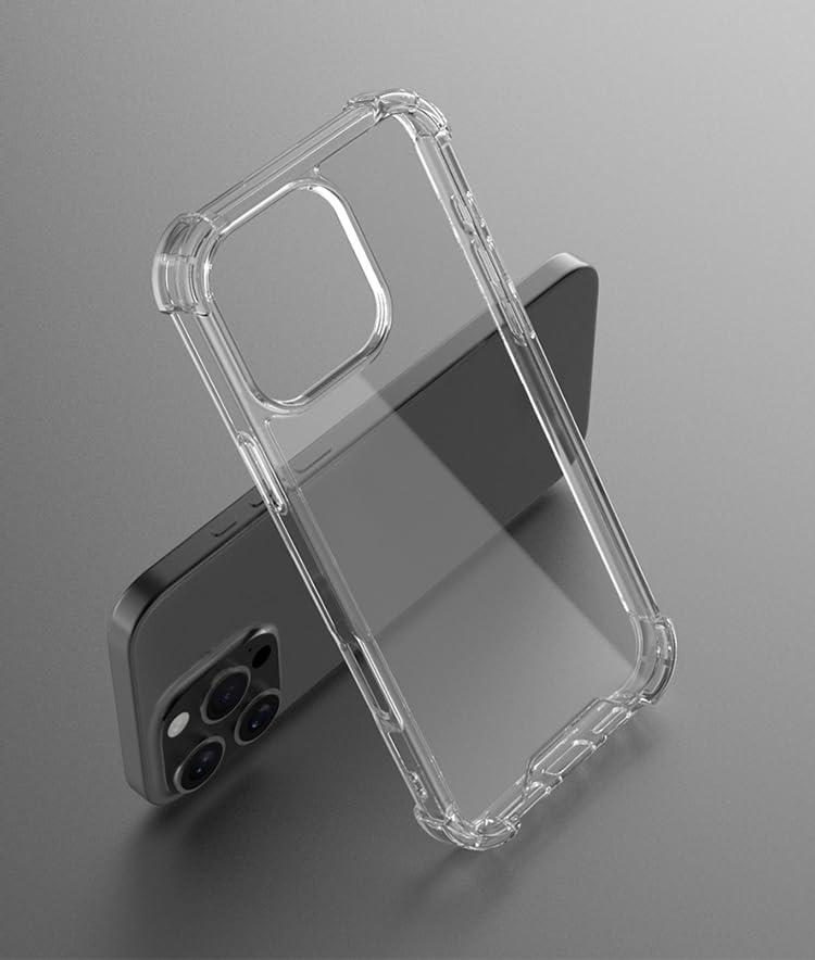Prime PIE's Premium Clear Transparent Case for iPhone 16 Series - Military Grade Drop Protection, Anti-Yellowing, Magnetic Wireless Charging,2.2mm Thick Optical PC & TPU.