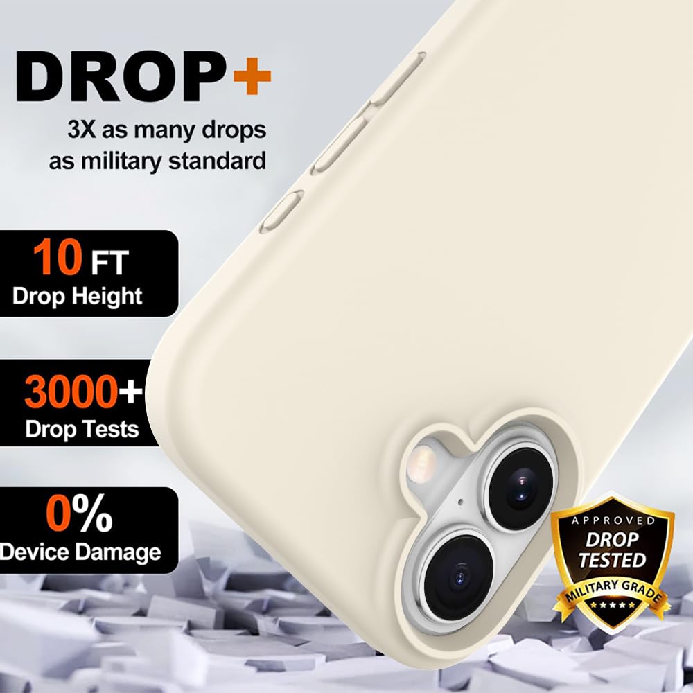 Premium Silicone Case for iPhone 16 Series - Ultra-Protective, Magnetic Charging Compatible, Scratch-Resistant & Drop Protection